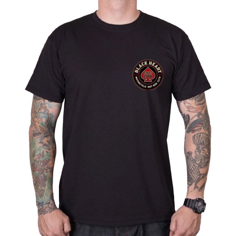 T-shirt Black Heart Air Fighter noir