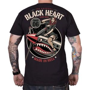 T-shirt Black Heart Air Fighter noir