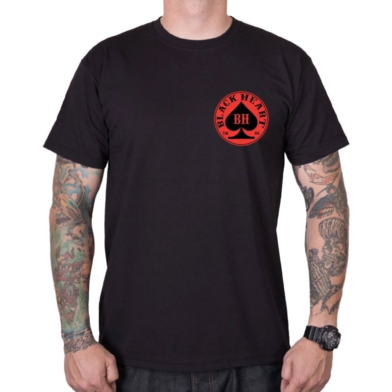 Tee shirt Black Heart Ace noir