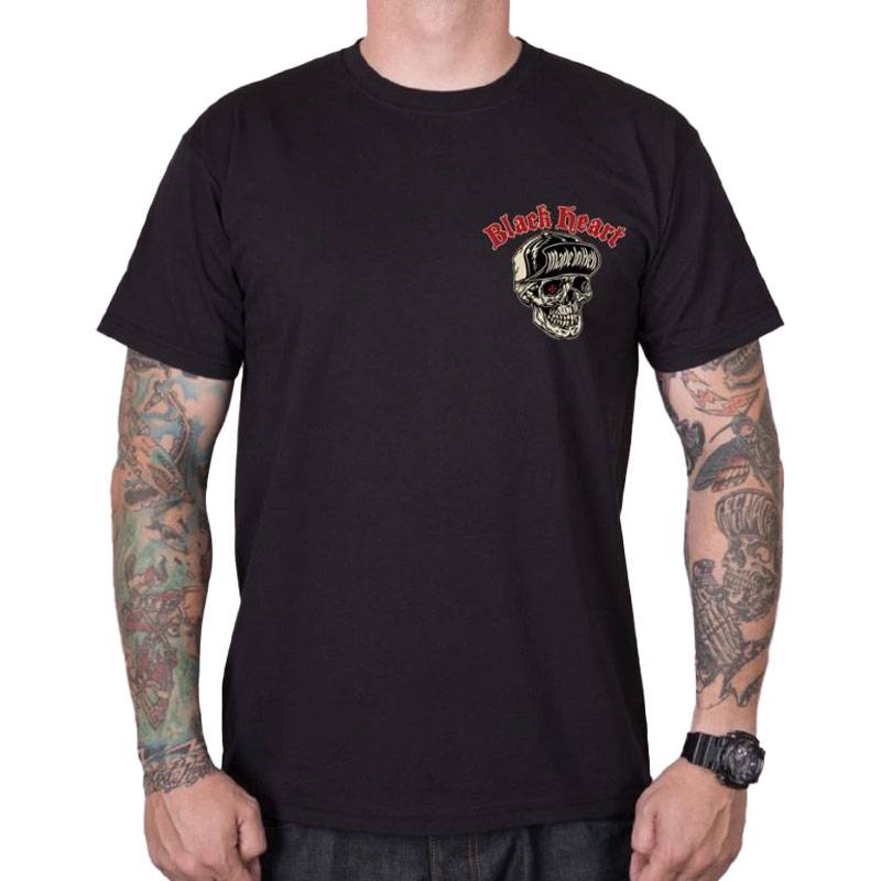 Tee shirt Noir Heart Gravity noir