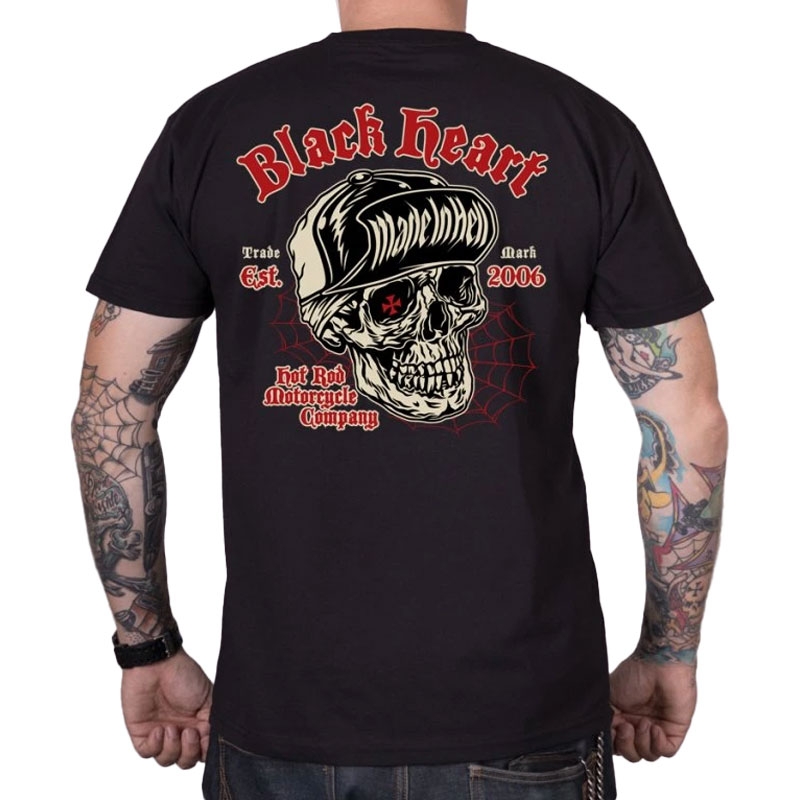 Tee shirt Noir Heart Gravity noir