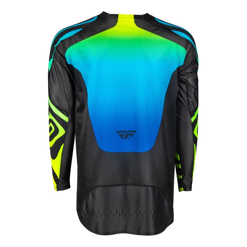 Maillot cross FLY Racing Evolution noir-bleu-jaune fluo