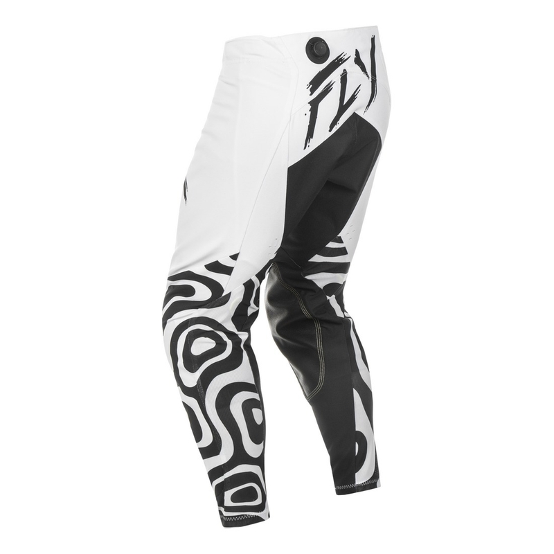 Pantalon cross FLY Racing Evolution blanc-noir