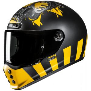 Casque moto intégral HJC V10 Crania MC3SF noir-jaune