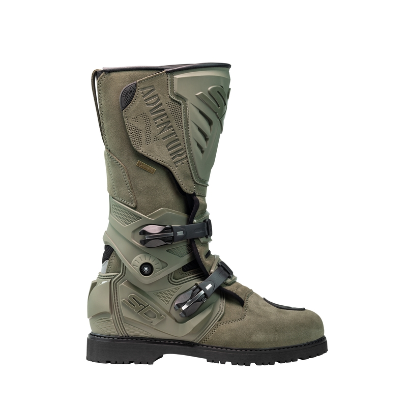 Bottes moto SiDi Adventure Gore-Tex 2 Kaki militaire
