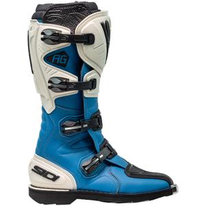 Bottes motocross SiDi Agueda bleu-beige