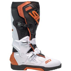 Bottes moto SiDi Crossair blanc-noir-bronze