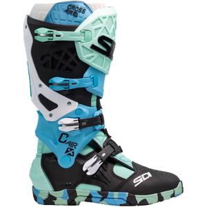 Bottes moto SiDi Crossair X noir-turquoise