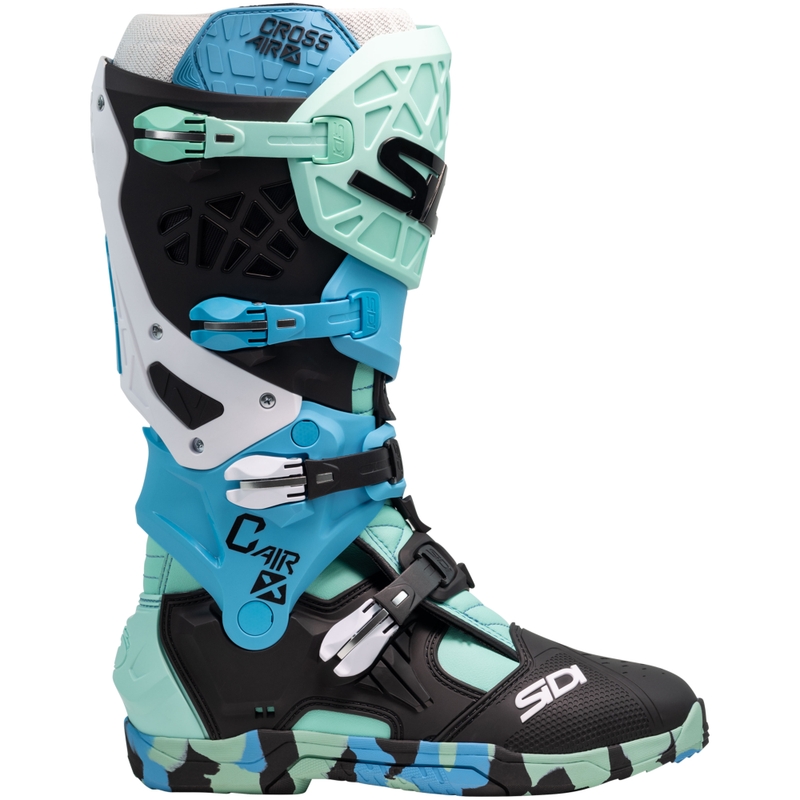 Bottes moto SiDi Crossair X noir-turquoise