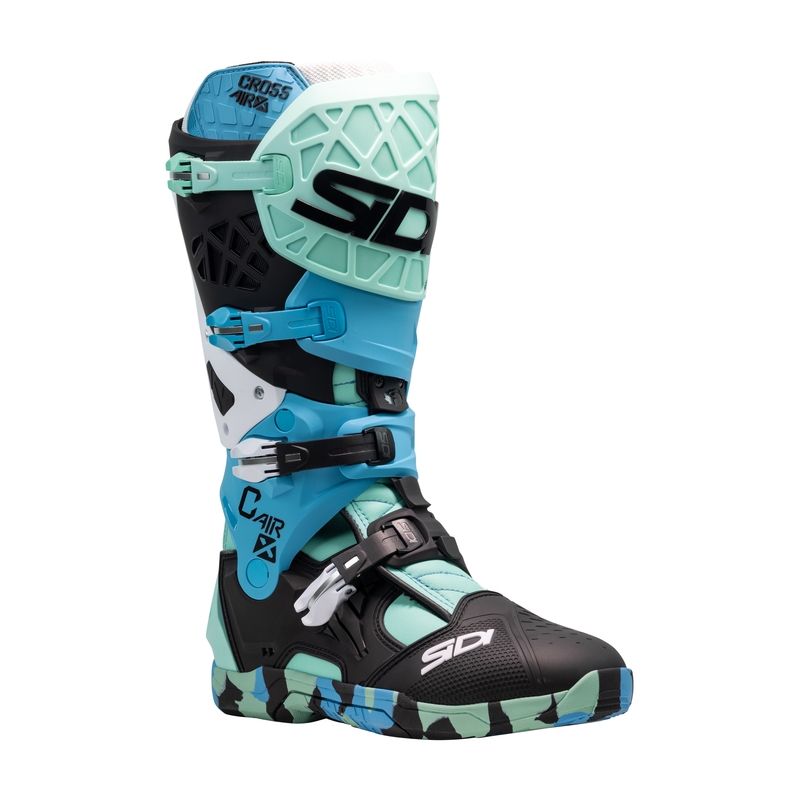Bottes moto SiDi Crossair X noir-turquoise