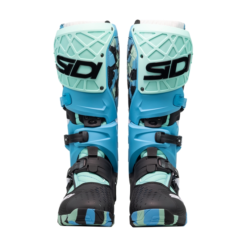 Bottes moto SiDi Crossair X noir-turquoise