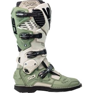Bottes moto SiDi Crossfire 3 vert-beige