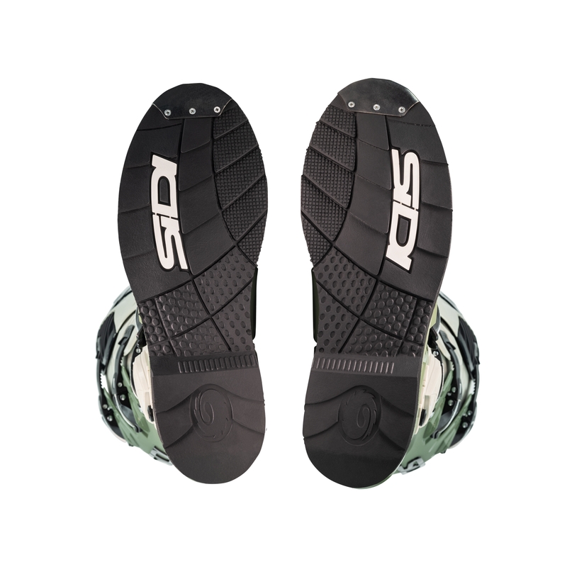 Bottes moto SiDi Crossfire 3 vert-beige