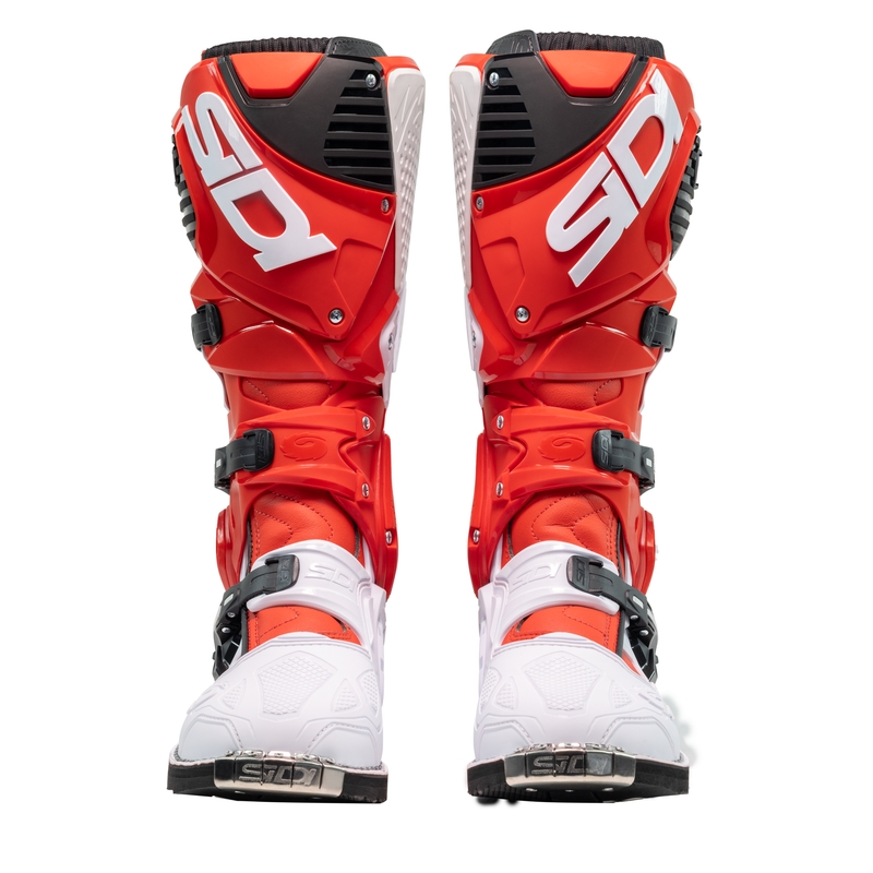 Bottes moto SiDi Crossfire 3 rouge-blanc