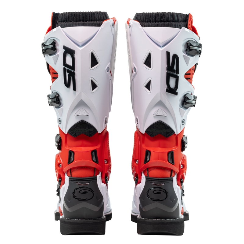 Bottes moto SiDi Crossfire 3 rouge-blanc