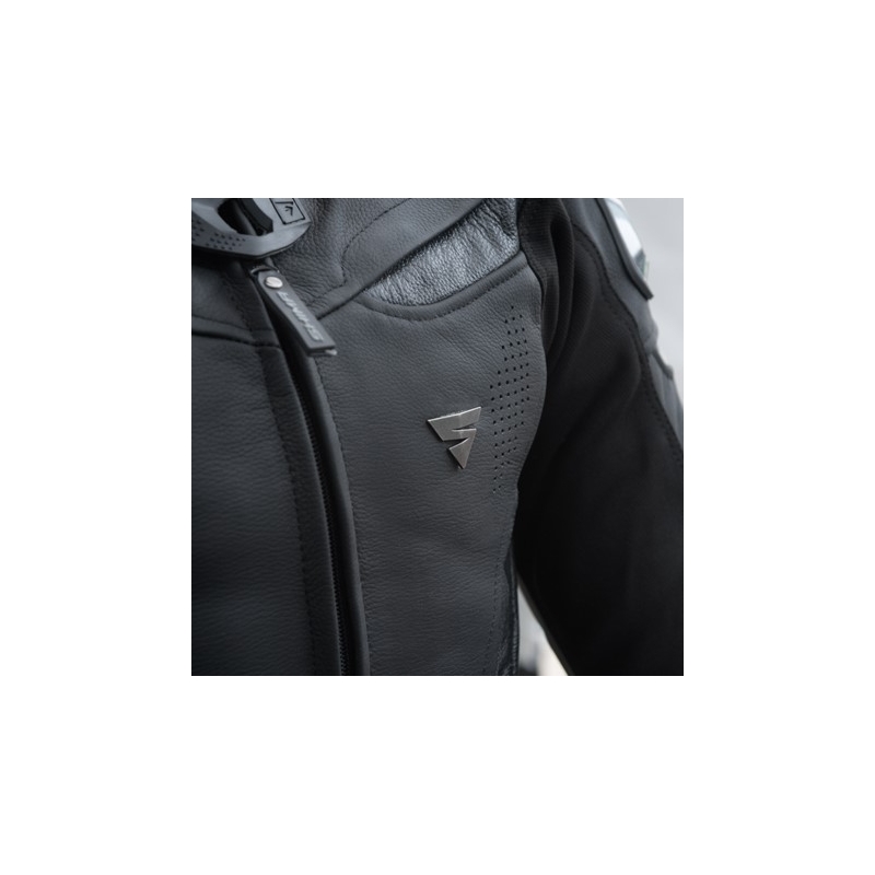 Veste moto noire Shima Chase