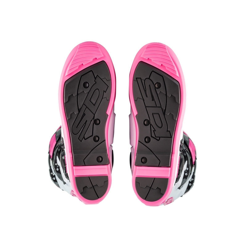 Bottes moto SiDi Crossfire 3 SRS noir-blanc-rose
