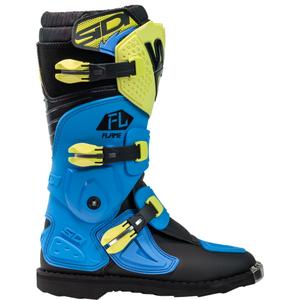 Bottes motocross enfant SiDi Flame bleu-jaune-noir
