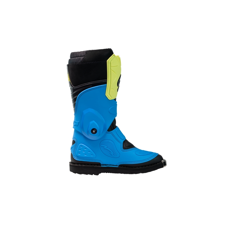 Bottes motocross enfant SiDi Flame bleu-jaune-noir