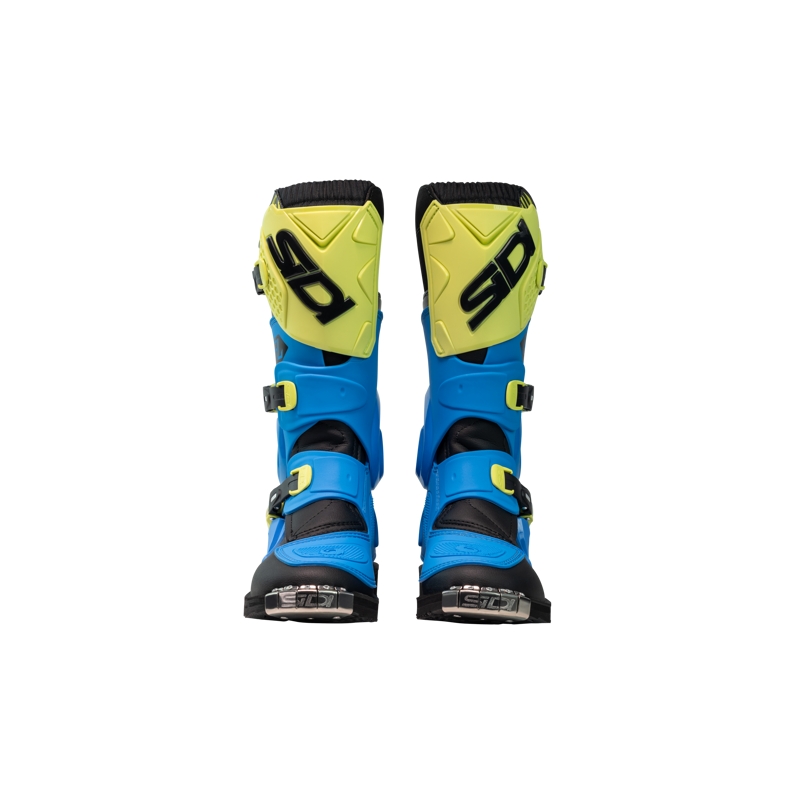 Bottes motocross enfant SiDi Flame bleu-jaune-noir