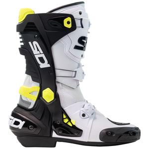 Bottes moto SiDi Rex blanc-noir-jaune