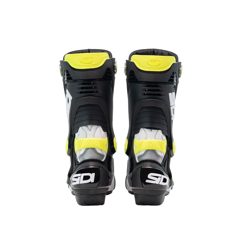 Bottes moto SiDi Rex blanc-noir-jaune