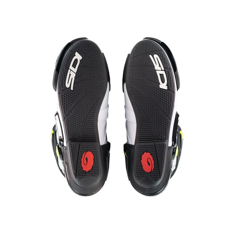 Bottes moto SiDi Rex blanc-noir-jaune