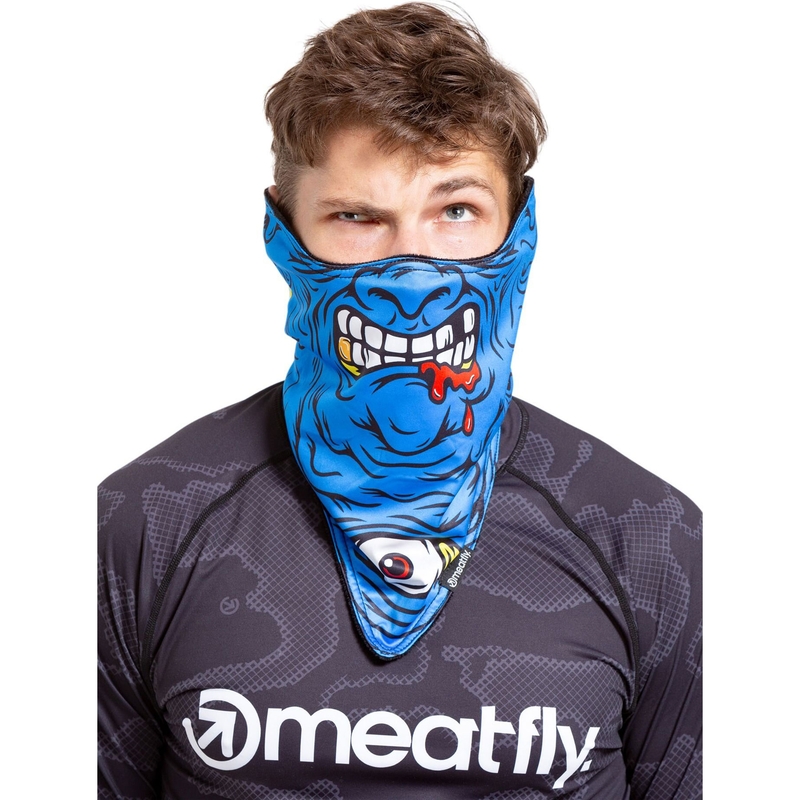 Foulard Meatfly Frosty Monster bleu