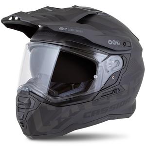 Casque enduro Cassida Road Runner TechniX noir mat-noir-gris