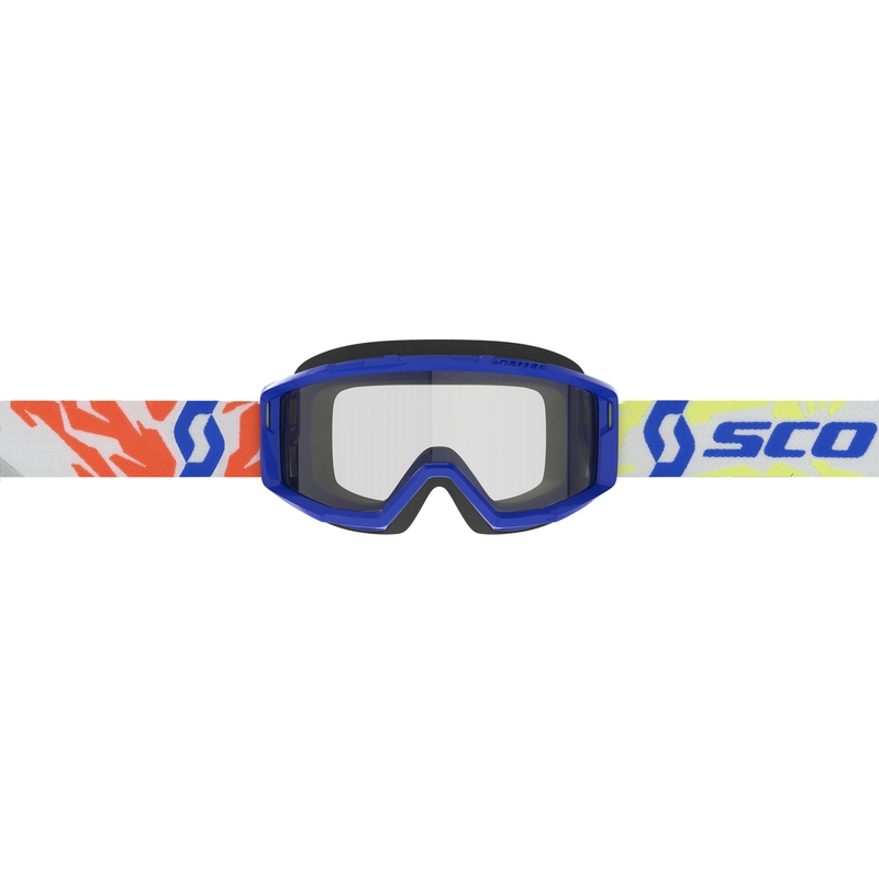 Lunettes de motocross enfant SCOTT Primal Youth bleu avec plexiglas transparent