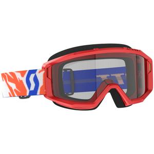 Lunettes de motocross enfant SCOTT Primal Youth rouge avec plexiglas transparent