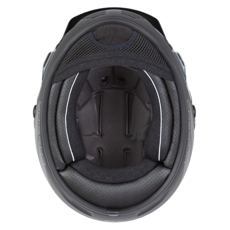 Casque Enduro Cassida FormX FlatOut noir mat-gris foncé