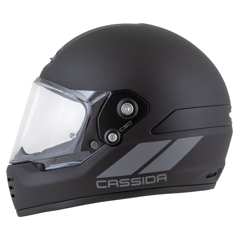 Casque Enduro Cassida FormX FlatOut noir mat-gris foncé