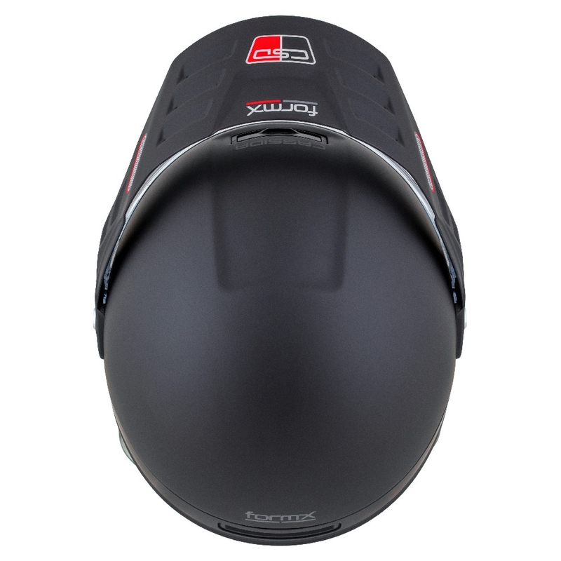Casque Enduro Cassida FormX FlatOut noir mat-gris foncé