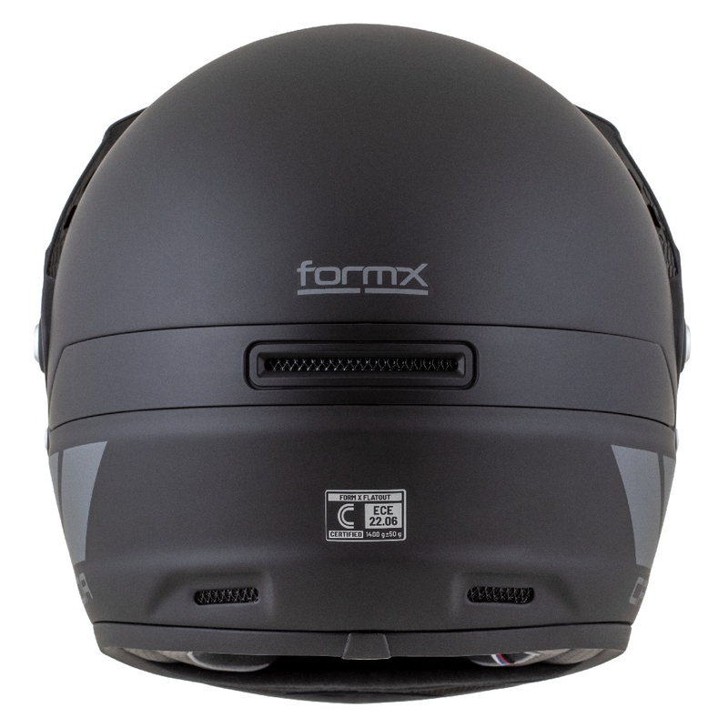 Casque Enduro Cassida FormX FlatOut noir mat-gris foncé