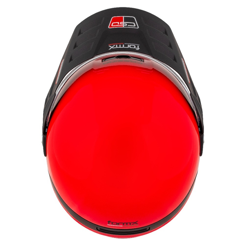 Casque enduro Cassida FormX Jawa RotaX rouge-blanc-or