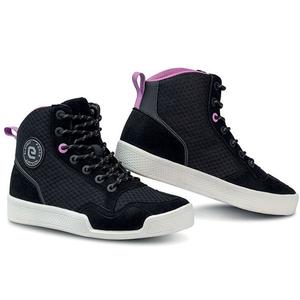 Bottes moto femme Eleveit Force Airtech Lady noir-rose