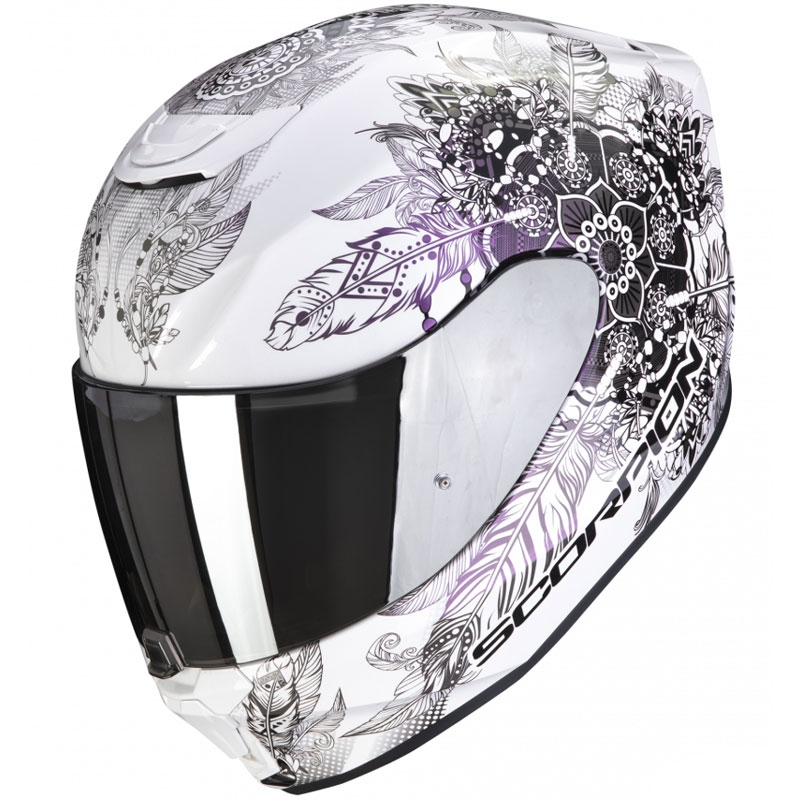 Casque moto intégral Scorpion EXO-391 Dream blanc