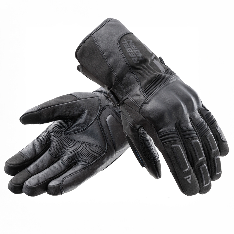 Gants moto Rebelhorn Tracer WP noirs