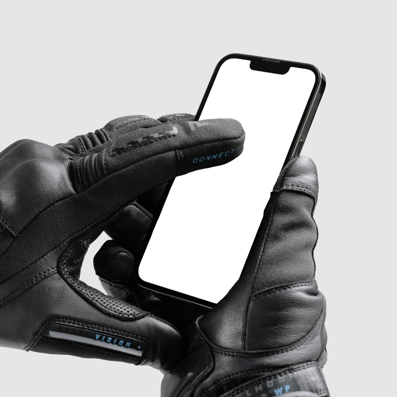 Gants moto Rebelhorn Tracer WP noirs