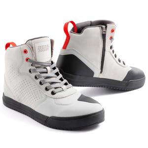 Bottes moto en cuir Rebelhorn Spike gris