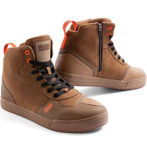 Bottes moto en cuir Rebelhorn Spike marron