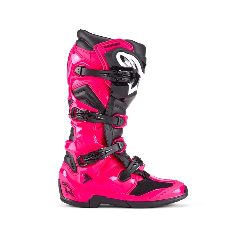 Bottes motocross Alpinestars TECH 7 rose-noir