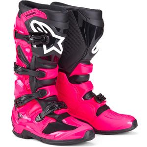 Bottes motocross Alpinestars TECH 7 rose-noir