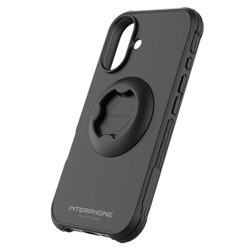 Housse de protection Interphone QUIKLOX Tetraforce pour Apple iPhone 16 noir