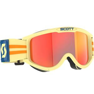Lunettes motocross SCOTT 89X Era beige avec plexiglas orange