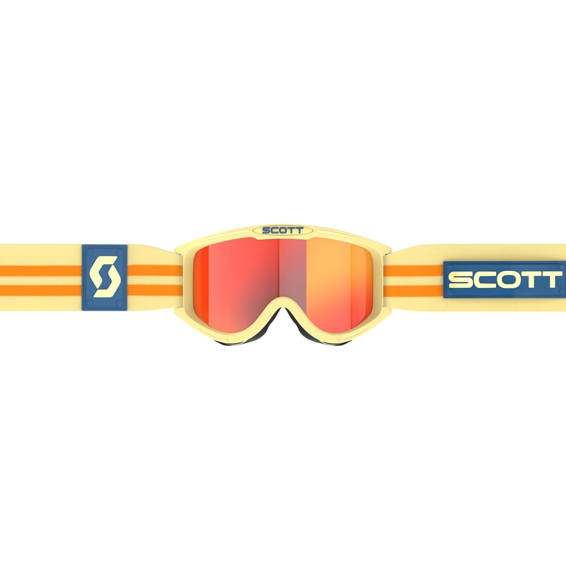Lunettes motocross SCOTT 89X Era beige avec plexiglas orange