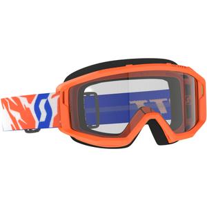 Lunettes de motocross enfant SCOTT Primal Youth orange avec plexiglas transparent