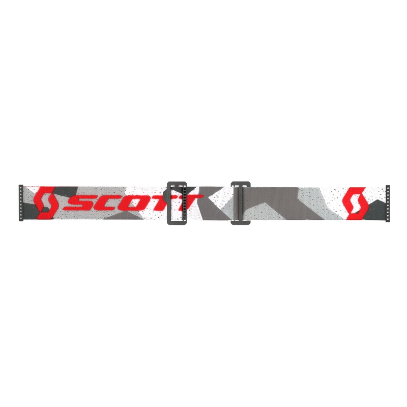 Lunettes motocross SCOTT Primal Enduro camo rouge avec plexiglas transparent soldes