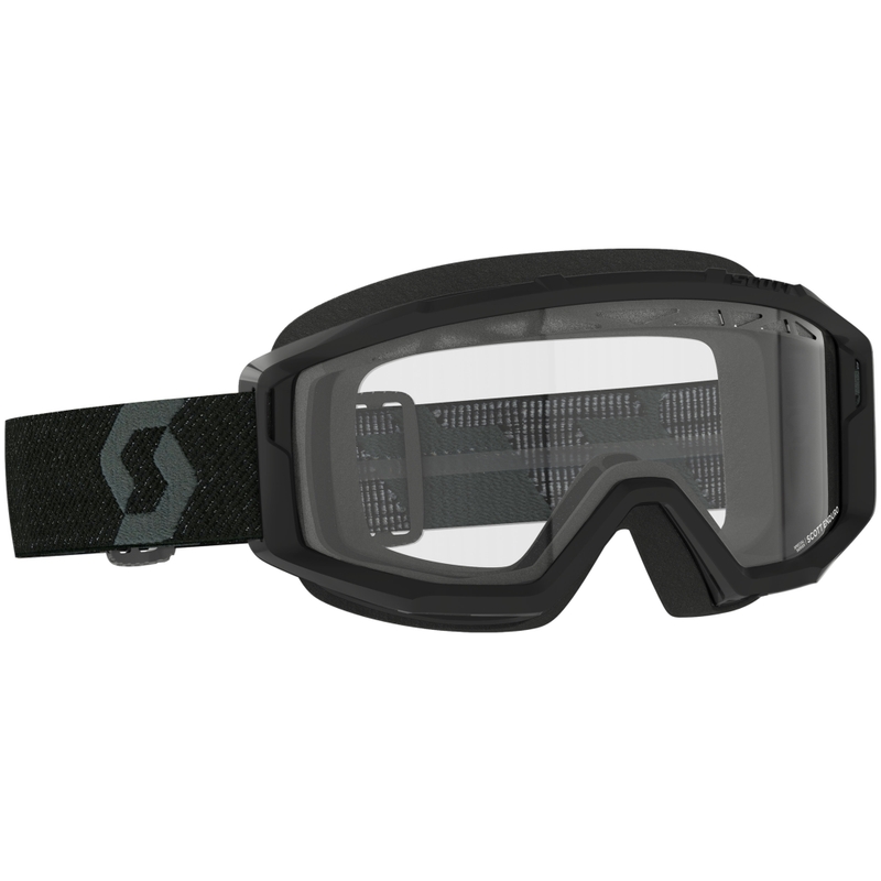 Lunettes de motocross SCOTT Primal Enduro noires avec plexiglas transparent